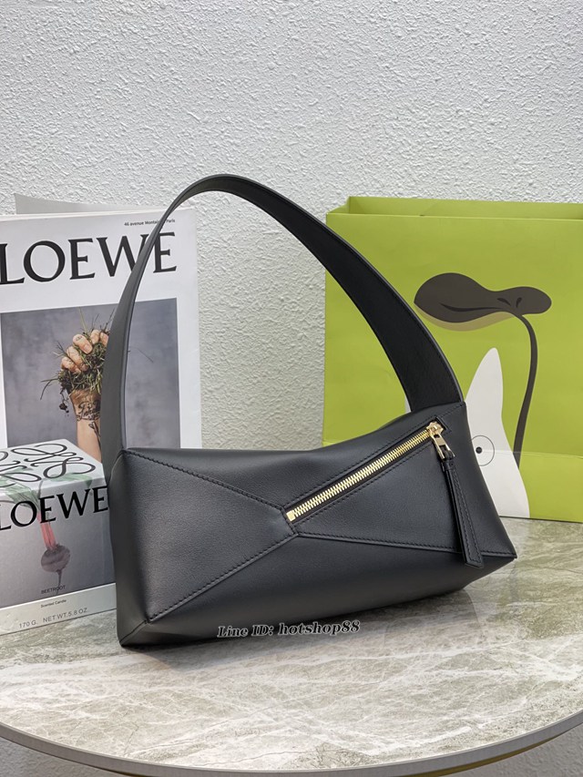 Loewe羅意威Puzzle女款系列hobo腋下包 納帕小牛皮手拎肩背女包 10275 lyw1505